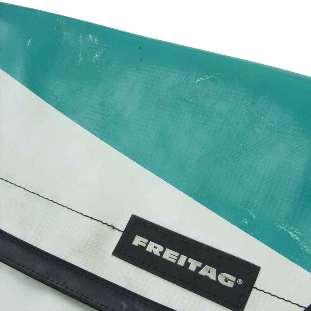 フライターグ F41 HAWAII FIVE-O MESSENGER BAG XS ハワイ ファイブ オー メッセンジャー ショルダーバッグ 2トーンカラー ホワイト系 グリーン系 エメラルドグリーン系【中古】
