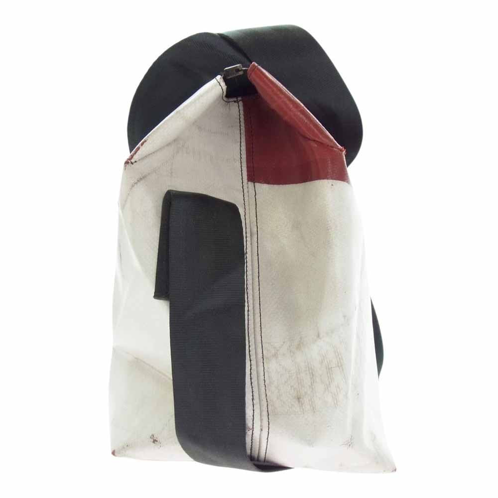 フライターグ F45 LOIS SPORTS BAG スポーツ バッグ  ボストン 2WAY 2トーンカラー ホワイト系 赤茶色系【中古】