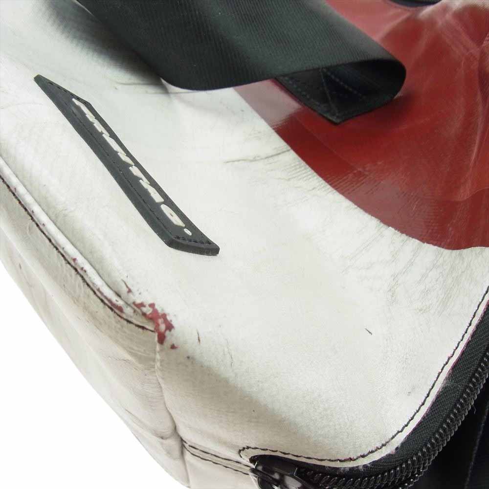 フライターグ F45 LOIS SPORTS BAG スポーツ バッグ  ボストン 2WAY 2トーンカラー ホワイト系 赤茶色系【中古】