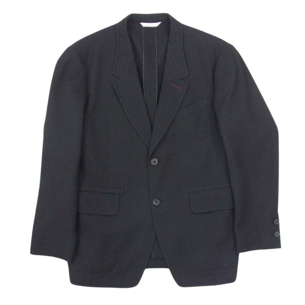 Paul Smith ポール・スミス PC-SL-86109 COLLECTION ワッフル サーマル ウール チェック 2B テーラードジャケット ブラック系 L【中古】