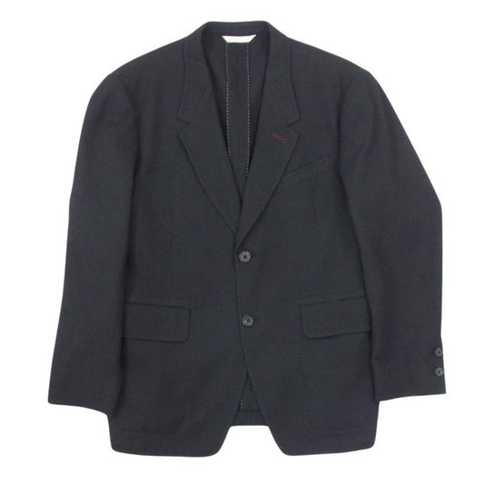 Paul Smith ポール・スミス PC-SL-86109 COLLECTION ワッフル サーマル ウール チェック 2B テーラードジャケット ブラック系 L【中古】