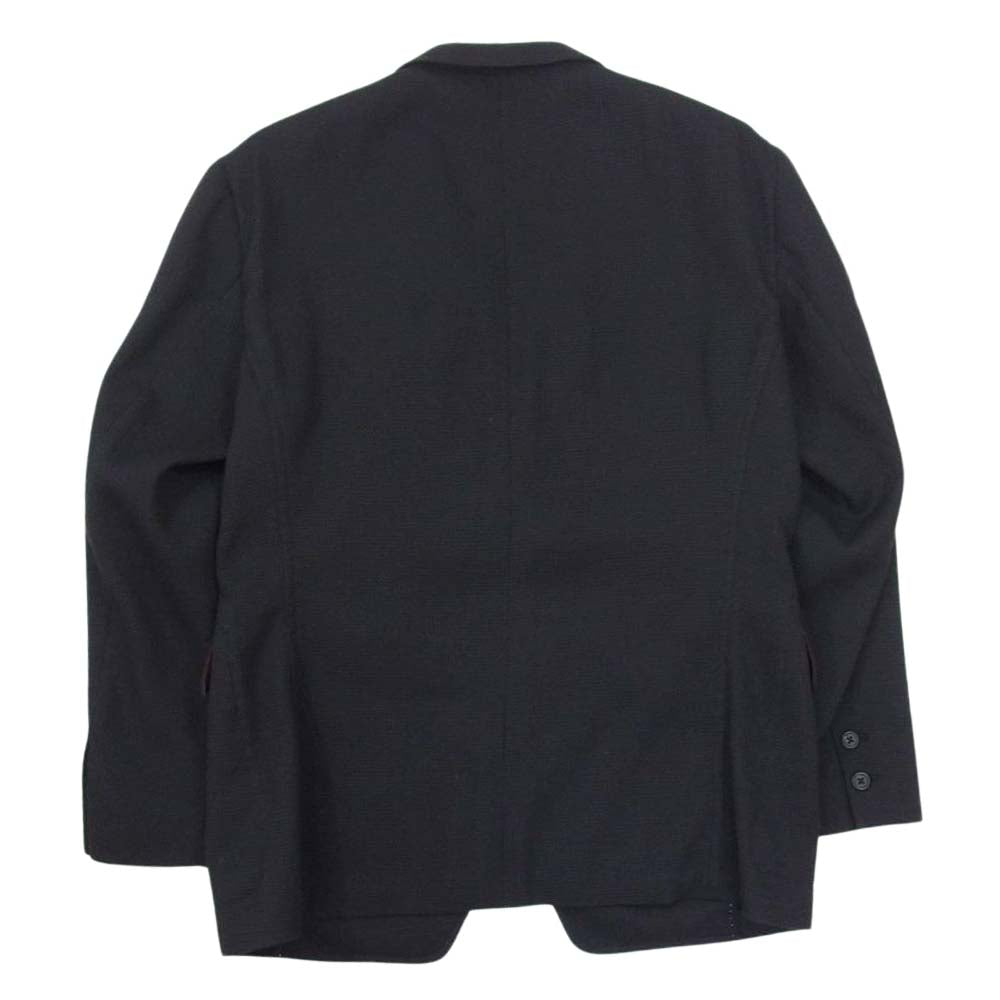 Paul Smith ポール・スミス PC-SL-86109 COLLECTION ワッフル サーマル ウール チェック 2B テーラードジャケット ブラック系 L【中古】