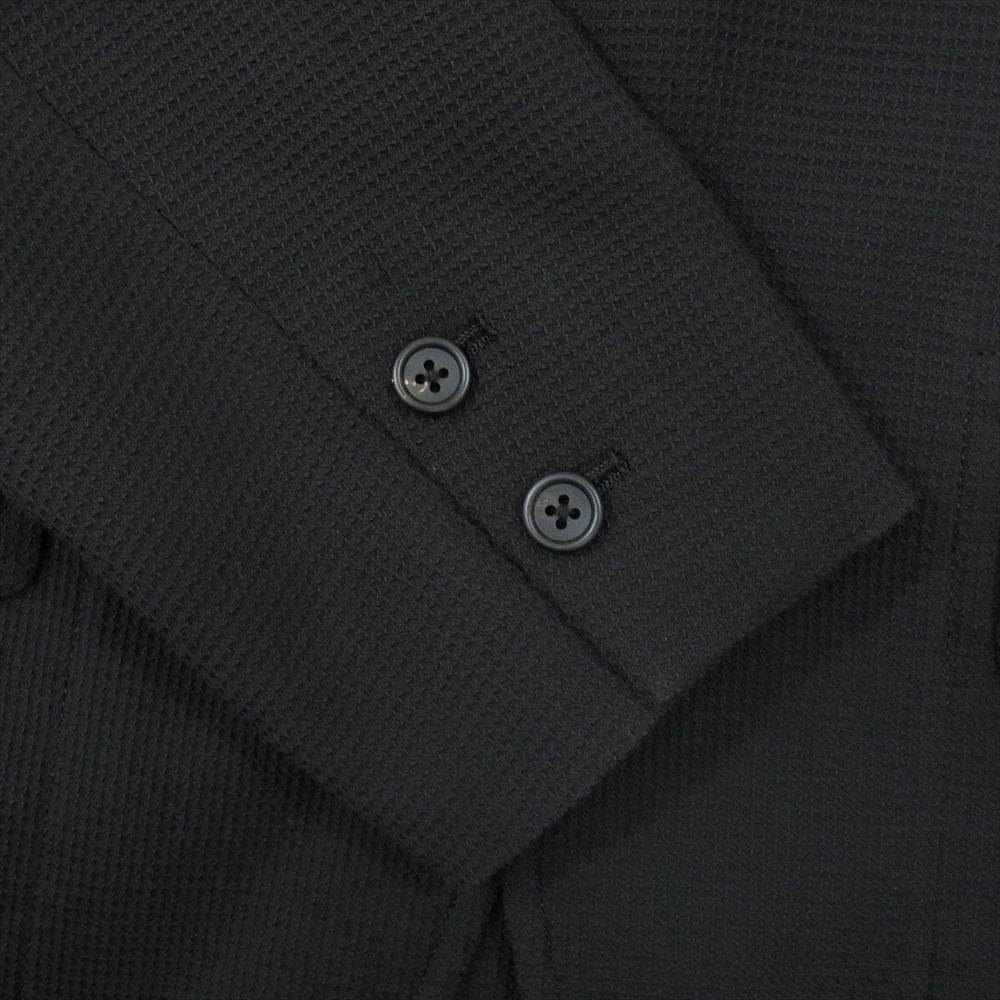 Paul Smith ポール・スミス PC-SL-86109 COLLECTION ワッフル サーマル ウール チェック 2B テーラードジャケット ブラック系 L【中古】