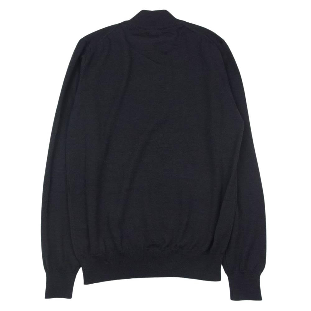 BEAMS ビームス 21AW 21-15-0642-872 F ビームスエフ イタリア製  21ゲージ モックネック ハイネック ニット プルオーバー ブラウン ブラウン系 46【中古】