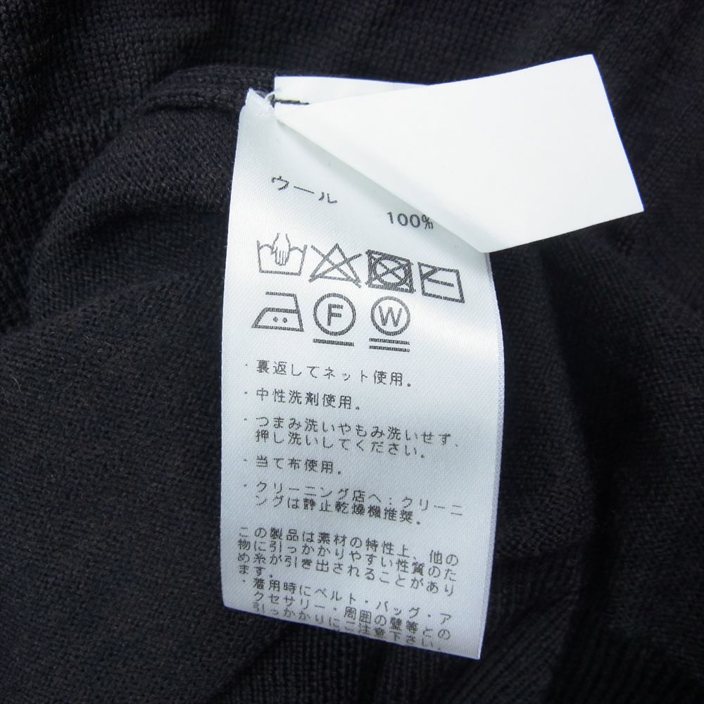 BEAMS ビームス 21AW 21-15-0642-872 F ビームスエフ イタリア製  21ゲージ モックネック ハイネック ニット プルオーバー ブラウン ブラウン系 46【中古】