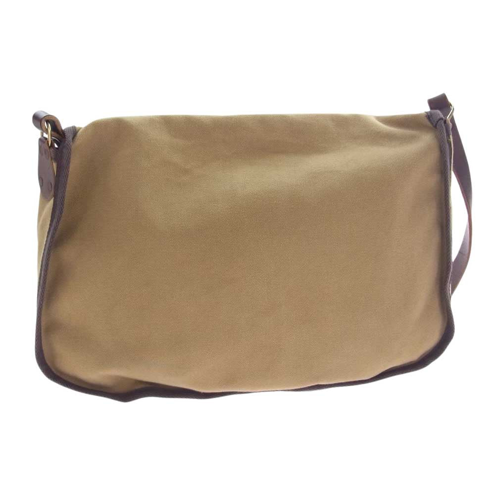 ダルースパック MEDIUM DOUBLE SHELL PURSE ミディアム ダブルシェル パース ショルダー バッグ ライトブラウン系 ブラウン系【中古】
