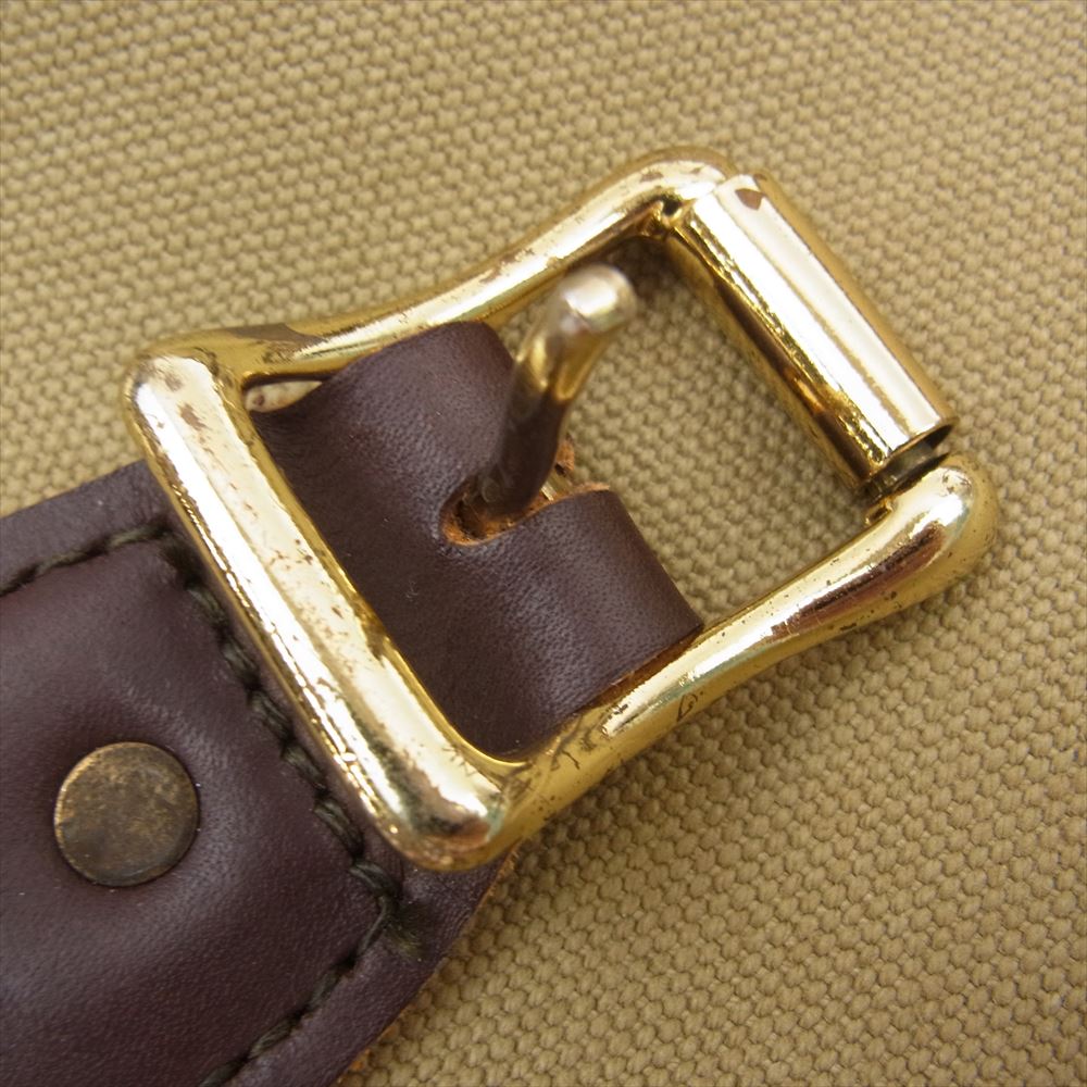 ダルースパック MEDIUM DOUBLE SHELL PURSE ミディアム ダブルシェル パース ショルダー バッグ ライトブラウン系 ブラウン系【中古】