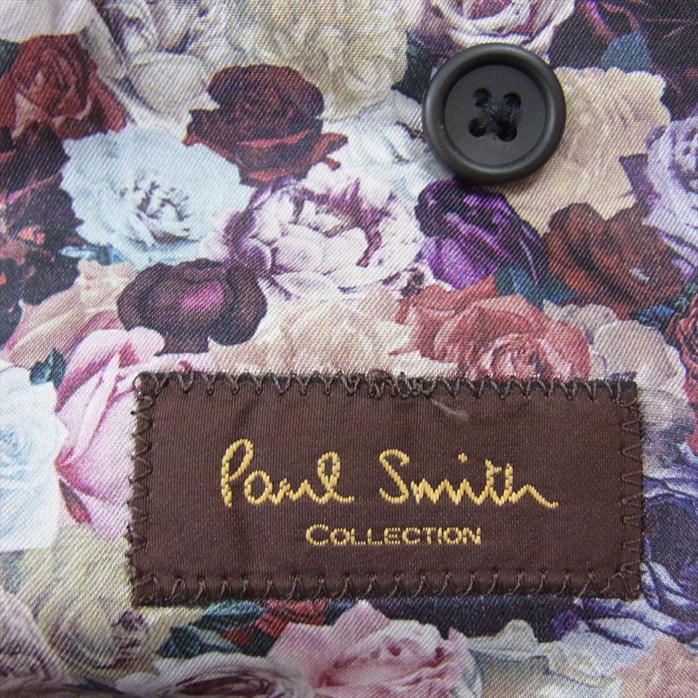 Paul Smith ポール・スミス PC-J-55079 COLLECTION REDA 1865 SUPER130s ウール チェック 2B テーラードジャケット ネイビー系 M【中古】