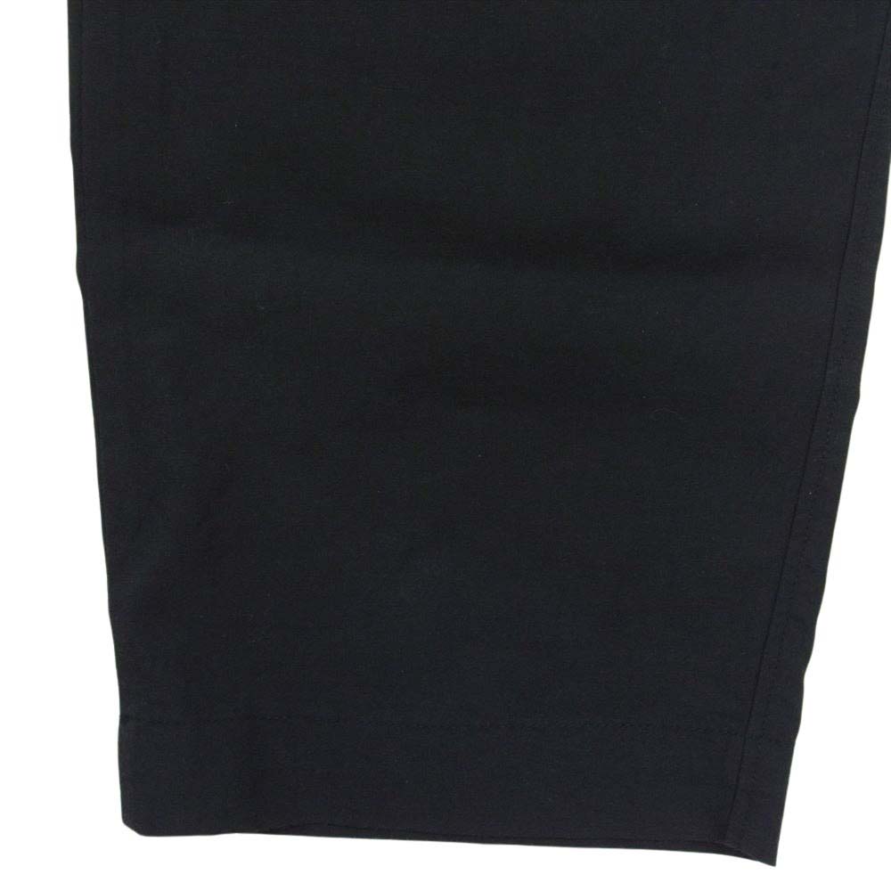 スティーヴンアラン 23SS 8114-177-0969 RCP 1PLEATED SLACKS EASY 1プリーツ イージー スラックスパンツ トラウザーズ ブラック系 S【中古】