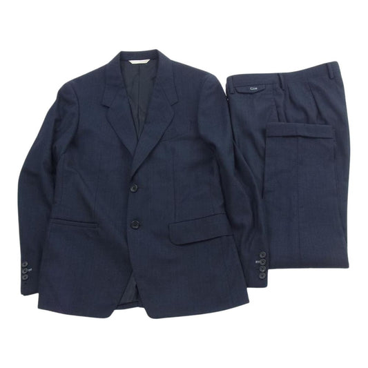 Paul Smith ポール・スミス PC-IS-62393 COLLECTION ウール ソリッド 無地 2B セットアップ スーツ ネイビー系 M/78【中古】