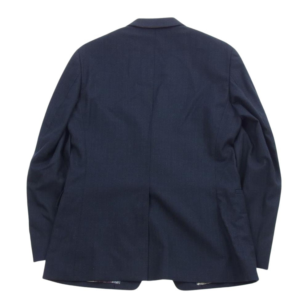 Paul Smith ポール・スミス PC-IS-62393 COLLECTION ウール ソリッド 無地 2B セットアップ スーツ ネイビー系 M/78【中古】