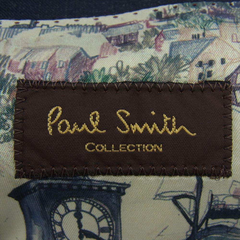 Paul Smith ポール・スミス PC-IS-62393 COLLECTION ウール ソリッド 無地 2B セットアップ スーツ ネイビー系 M/78【中古】