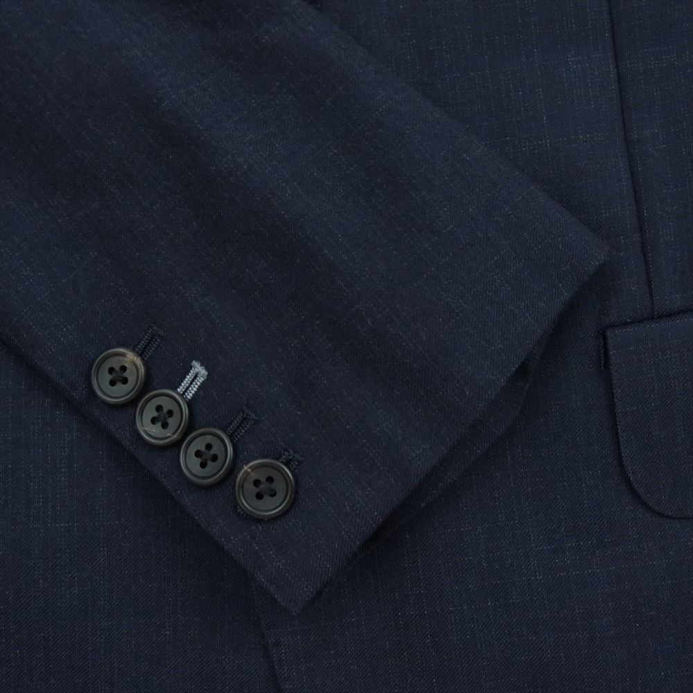 Paul Smith ポール・スミス PC-IS-62393 COLLECTION ウール ソリッド 無地 2B セットアップ スーツ ネイビー系 M/78【中古】
