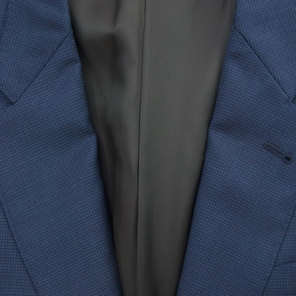 Paul Smith ポール・スミス PC-ST-45365 COLLECTION DORMEUIL EXEL ウール バーズアイ 2B セットアップ スーツ ネイビー系 M【中古】