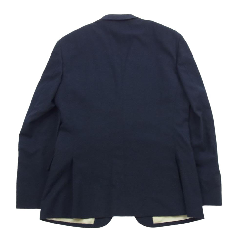 Paul Smith ポール・スミス PC-J-45358 COLLECTION estrato ウール 織柄 2B セットアップ スーツ ネイビー系 M【中古】