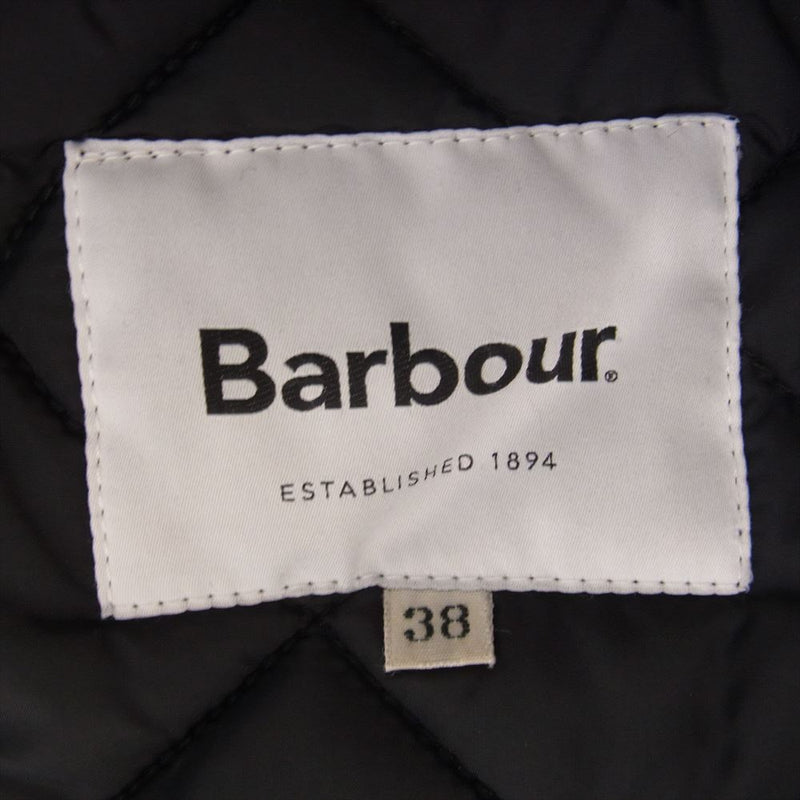 Barbour バブアー LIDDESDALE キルト ジャケット ブラック系 38【中古】