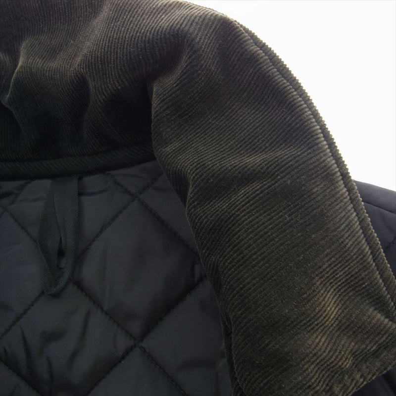 Barbour バブアー LIDDESDALE キルト ジャケット ブラック系 38【中古】