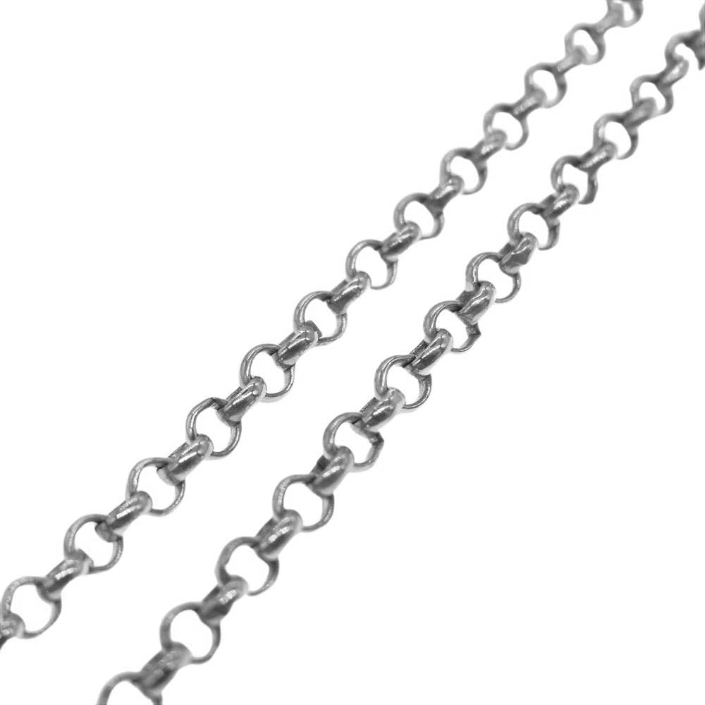 CHROME HEARTS クロムハーツ（原本無） NECKCHAIN R18inch ロールチェーン 18インチ シルバー ネックレス シルバー系【中古】