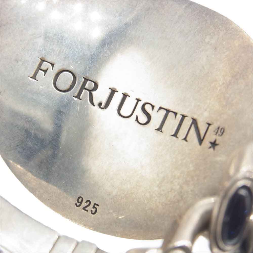 Justin Davis ジャスティンデイビス SBF100 FORJUSTIN49 クラウン スカル シンセティックオパール ボックスID ブレスレット シルバー系【中古】