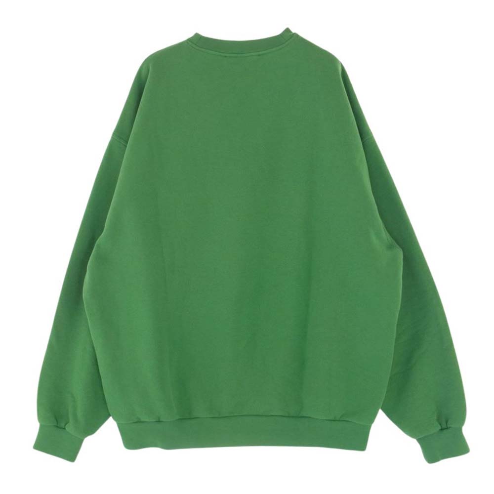 ACNE STUDIOS アクネストゥディオズ FN-MN-SWEA000311 クルーネック バブル ロゴ スウェット トレーナー グリーン系 M【中古】