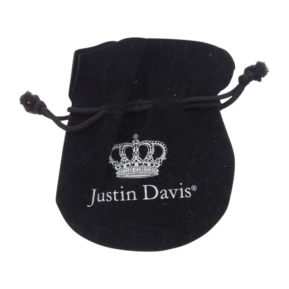 Justin Davis ジャスティンデイビス SBJ126 ギャランティ付属 SKULL DIVINE Bracelet スカル クラウン ブレスレット シルバー系【中古】