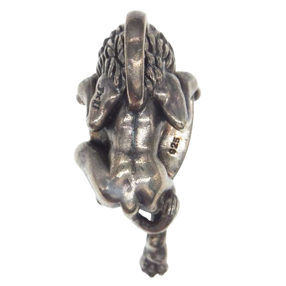 Justin Davis ジャスティンデイビス SPJ523 Regal Lion Pendant リーガル ライオン ペンダント トップ ネックレス シルバー系【中古】