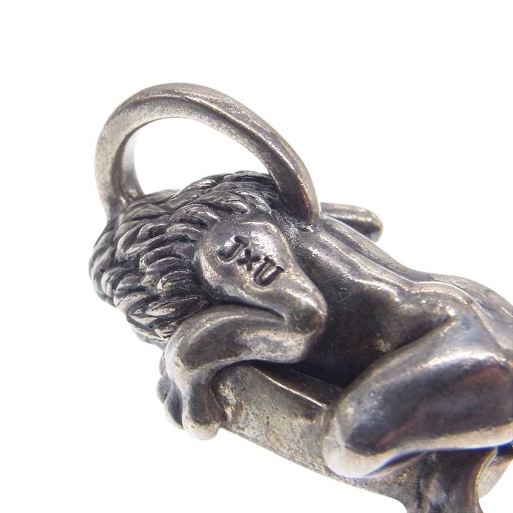 Justin Davis ジャスティンデイビス SPJ523 Regal Lion Pendant リーガル ライオン ペンダント トップ ネックレス シルバー系【中古】