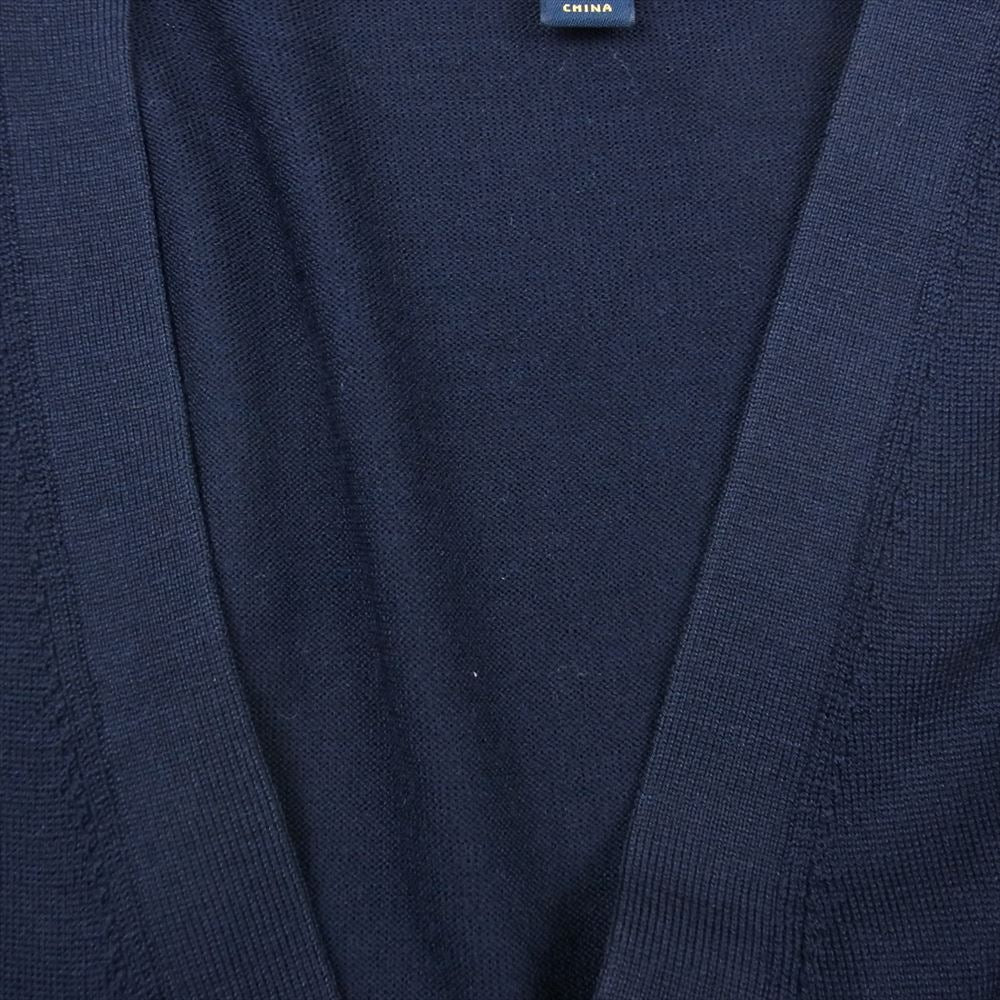 Brooks Brothers ブルックスブラザーズ メリノウール カーディガン ネイビー系 S【中古】