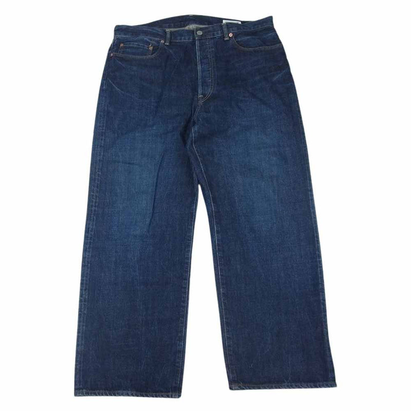 Ron Herman ロンハーマン 3820600003 Used Wide Denim Pants ユーズド ワイド デニム パンツ ボタンフライ インディゴブルー系 36【中古】