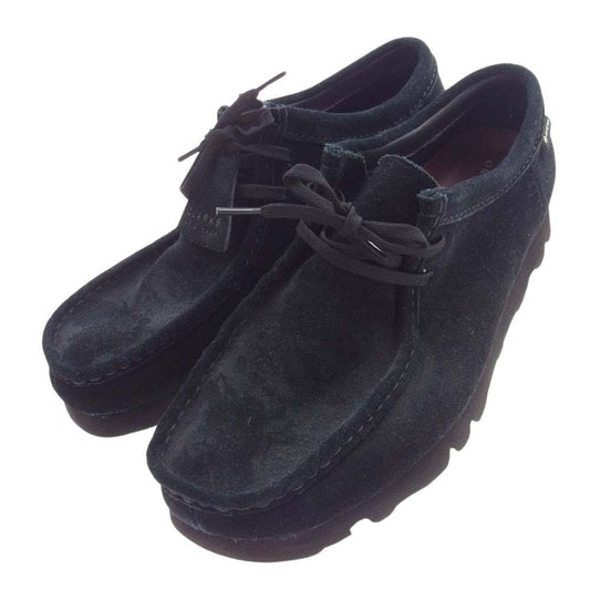 Clarks クラークス 26149449 Wallabee gtx ゴアテックス ワラビー ブーツ ブラック系 UK10【中古】