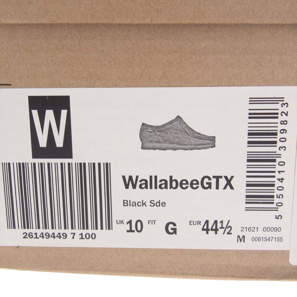 Clarks クラークス 26149449 Wallabee gtx ゴアテックス ワラビー ブーツ ブラック系 UK10【中古】
