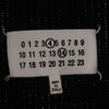 MAISON MARGIELA メゾンマルジェラ 22AW SI1HA0013 S17781  コットン ウール 7ゲージ ジップアップ ドライバーズ ニット  ブラック系 XL【中古】