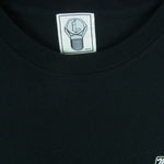 エムアンドエム 刺繍ロゴ 電動工具 バックプリント 半袖 クルーネック Tシャツ ブラック系 L【中古】