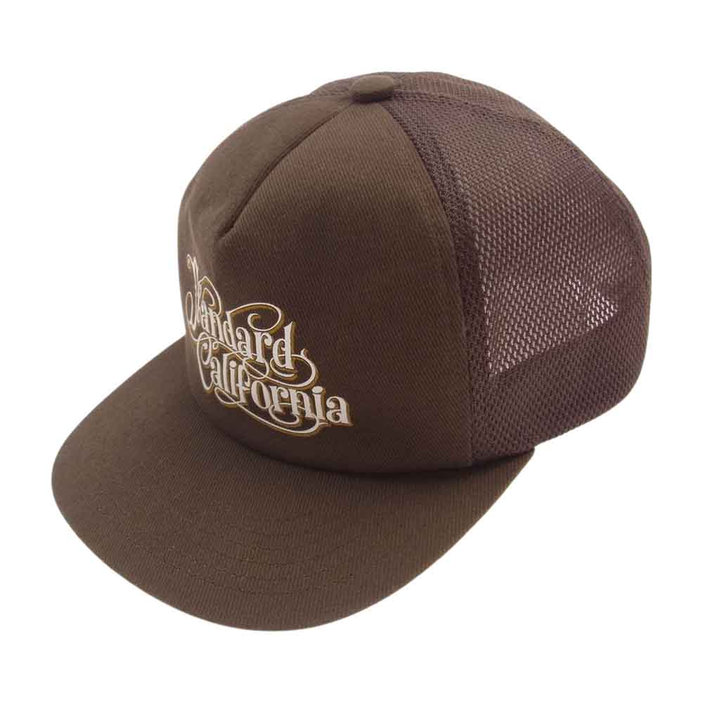 STANDARD CALIFORNIA スタンダードカリフォルニア SD Harvest Moon Twill Mesh Cap 6パネル メッシュキャップ ブラウン系【中古】