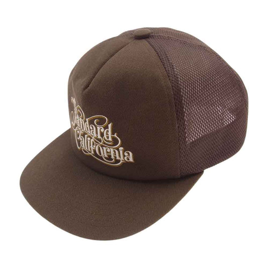 STANDARD CALIFORNIA スタンダードカリフォルニア SD Harvest Moon Twill Mesh Cap 6パネル メッシュキャップ ブラウン系【中古】