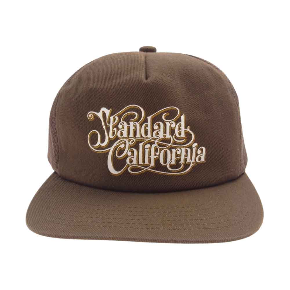 STANDARD CALIFORNIA スタンダードカリフォルニア SD Harvest Moon Twill Mesh Cap 6パネル メッシュキャップ ブラウン系【中古】
