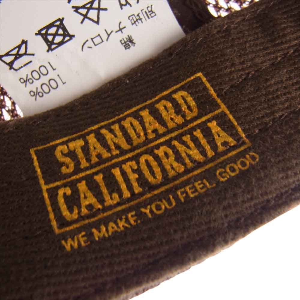 STANDARD CALIFORNIA スタンダードカリフォルニア SD Harvest Moon Twill Mesh Cap 6パネル メッシュキャップ ブラウン系【中古】