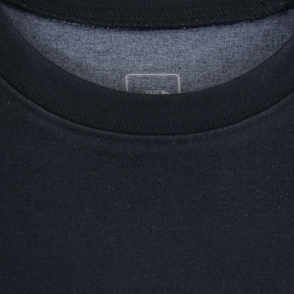 THE NORTH FACE ノースフェイス NT32063 S/S Panel Border Tee ショートスリーブ パネル ボーダー 半袖Tシャツ ネイビー系 M【中古】