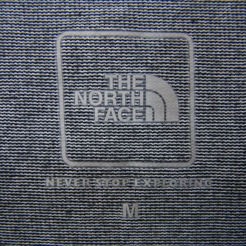 THE NORTH FACE ノースフェイス NT32063 S/S Panel Border Tee ショートスリーブ パネル ボーダー 半袖Tシャツ ネイビー系 M【中古】