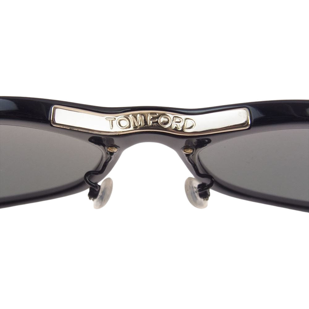 TOM FORD トムフォード TF9257 ウエリントン サングラス アイウエア 眼鏡 ブラック系 54□19-140【中古】