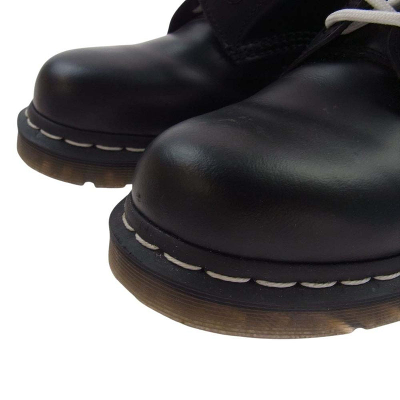 Dr.Martens ドクターマーチン 24758001 8 EYE BOOT 8ホール レザー ホワイトステッチ ブーツ ブラック系 UK8【中古】