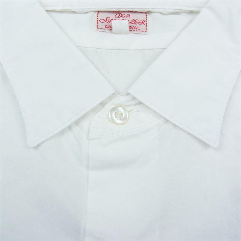 ディアザムラー  120-221-11 日本製 BRUXELLES SHIRT ブリュッセル シャツ ホワイト系 S【極上美品】【中古】