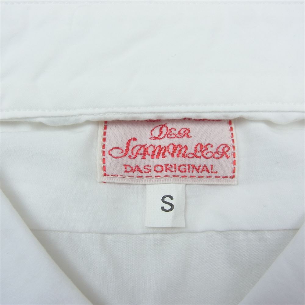 ディアザムラー  120-221-11 日本製 BRUXELLES SHIRT ブリュッセル シャツ ホワイト系 S【極上美品】【中古】