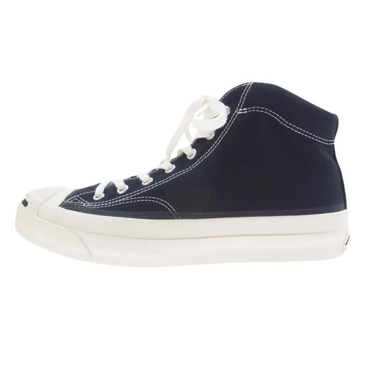 CONVERSE コンバース ADDICT JACK PURCELL アディクト ジャックパーセル キャンバス ミッドカット スニーカー ブラック系 26cm【新古品】【未使用】【中古】