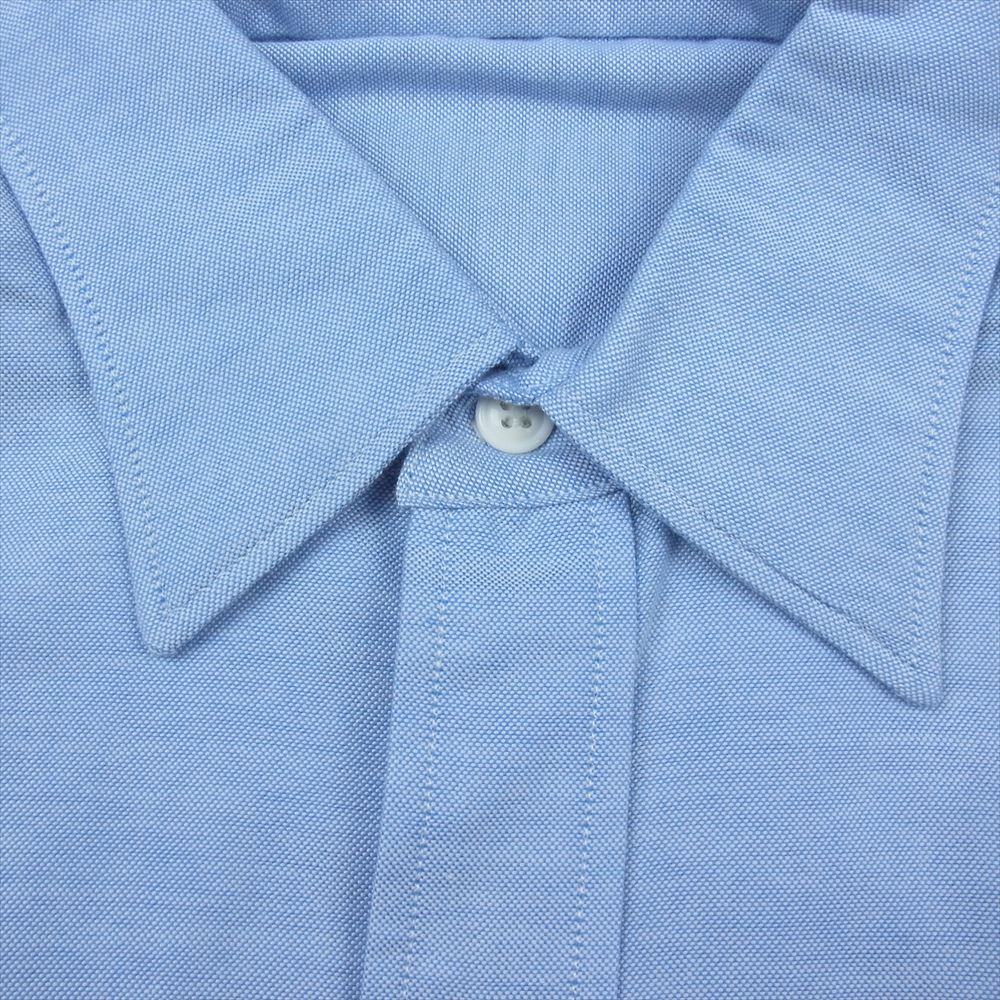 ANATOMICA アナトミカ U.S. AIR FORCE OXFORD SHIRTS エアフォース オックスフォード コットン 長袖シャツ ブルー系 15.2×33【極上美品】【中古】