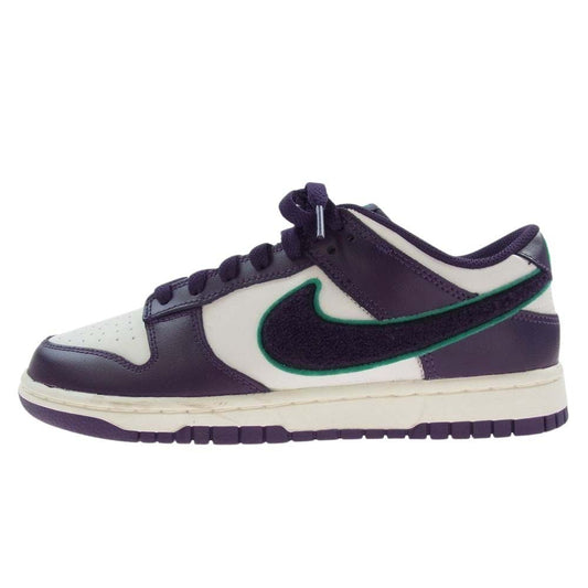 NIKE ナイキ DQ7683-100 Dunk Low Retro Chenille Swoosh ダンク ロー レトロ シェニール スウッシュ パープル系 25.5cm【中古】