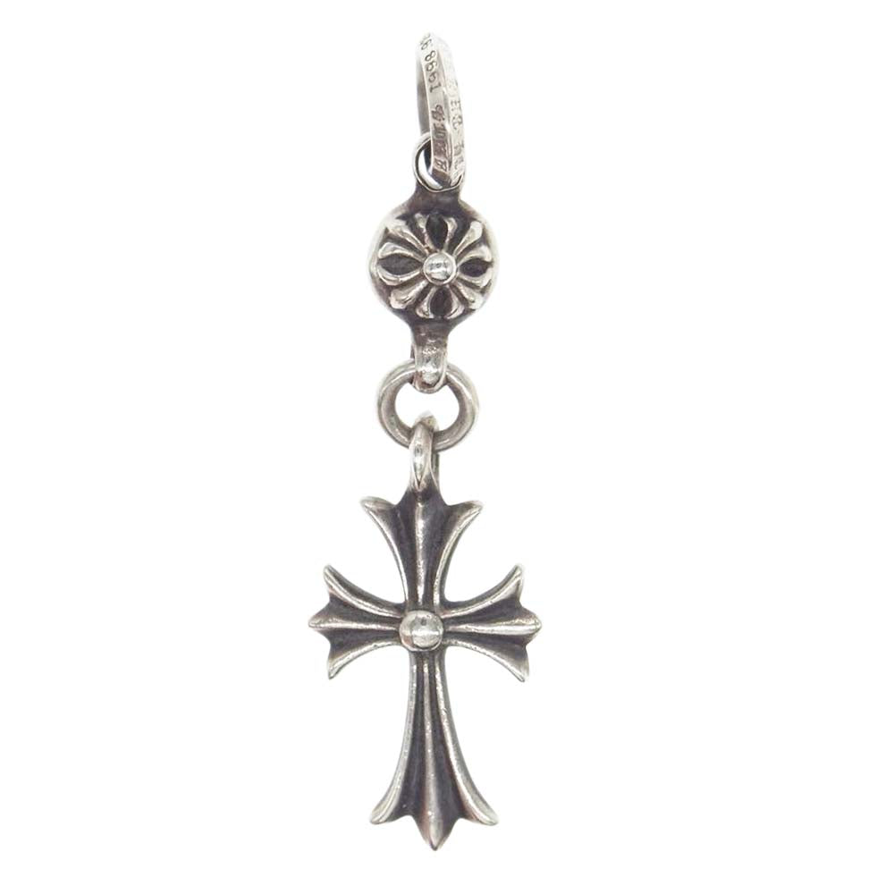 CHROME HEARTS クロムハーツ（原本無） 1B TNY CH CRS 1ボール タイニー CHクロス チャーム ペンダント トップ シルバー系【中古】