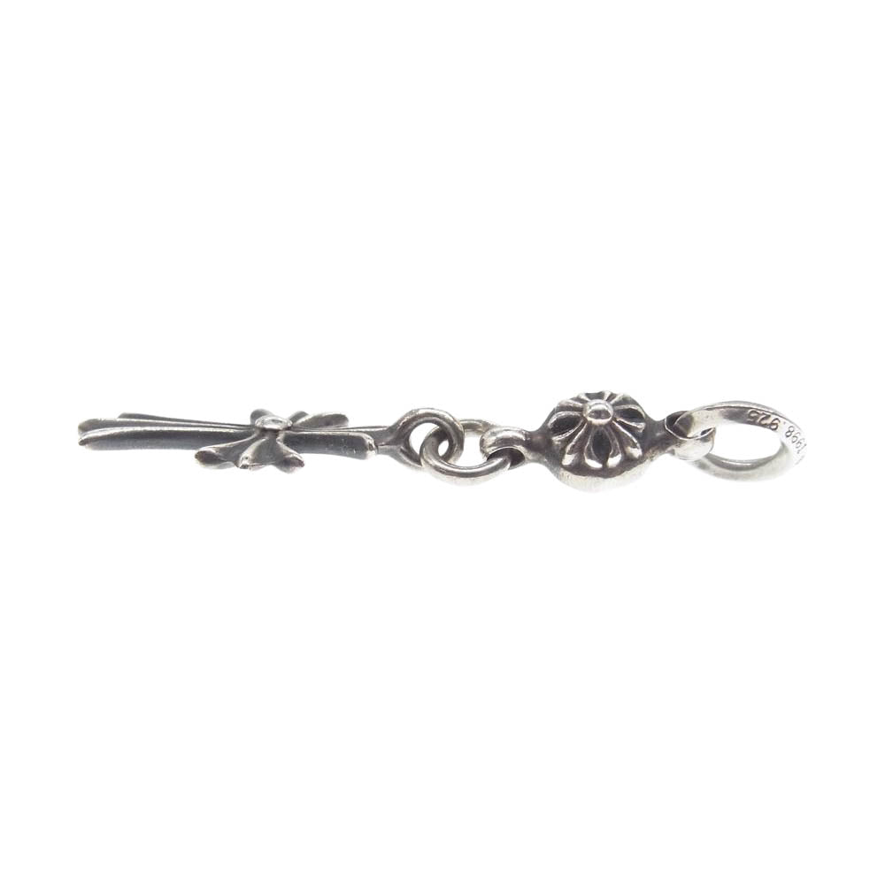 CHROME HEARTS クロムハーツ（原本無） 1B TNY CH CRS 1ボール タイニー CHクロス チャーム ペンダント トップ シルバー系【中古】