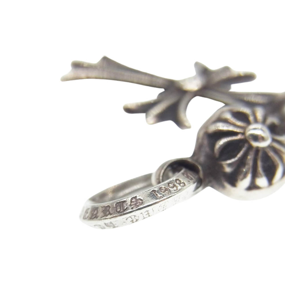 CHROME HEARTS クロムハーツ（原本無） 1B TNY CH CRS 1ボール タイニー CHクロス チャーム ペンダント トップ シルバー系【中古】