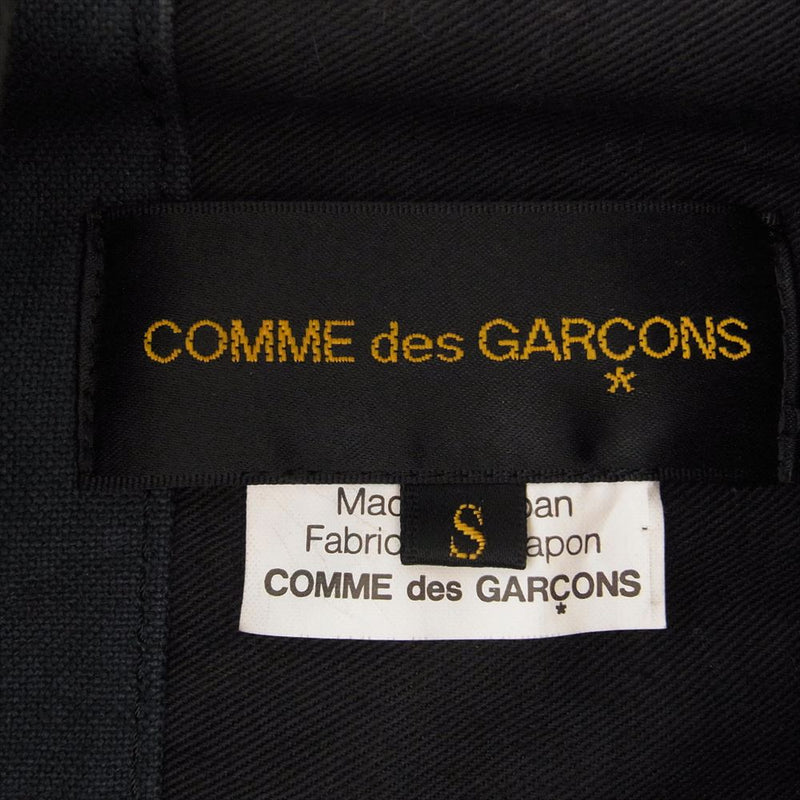 COMME des GARCONS コムデギャルソン 本ライン 09AW ワンダーランド期 GD-C003 ドッキング トレンチコート ネイビー系 S【中古】